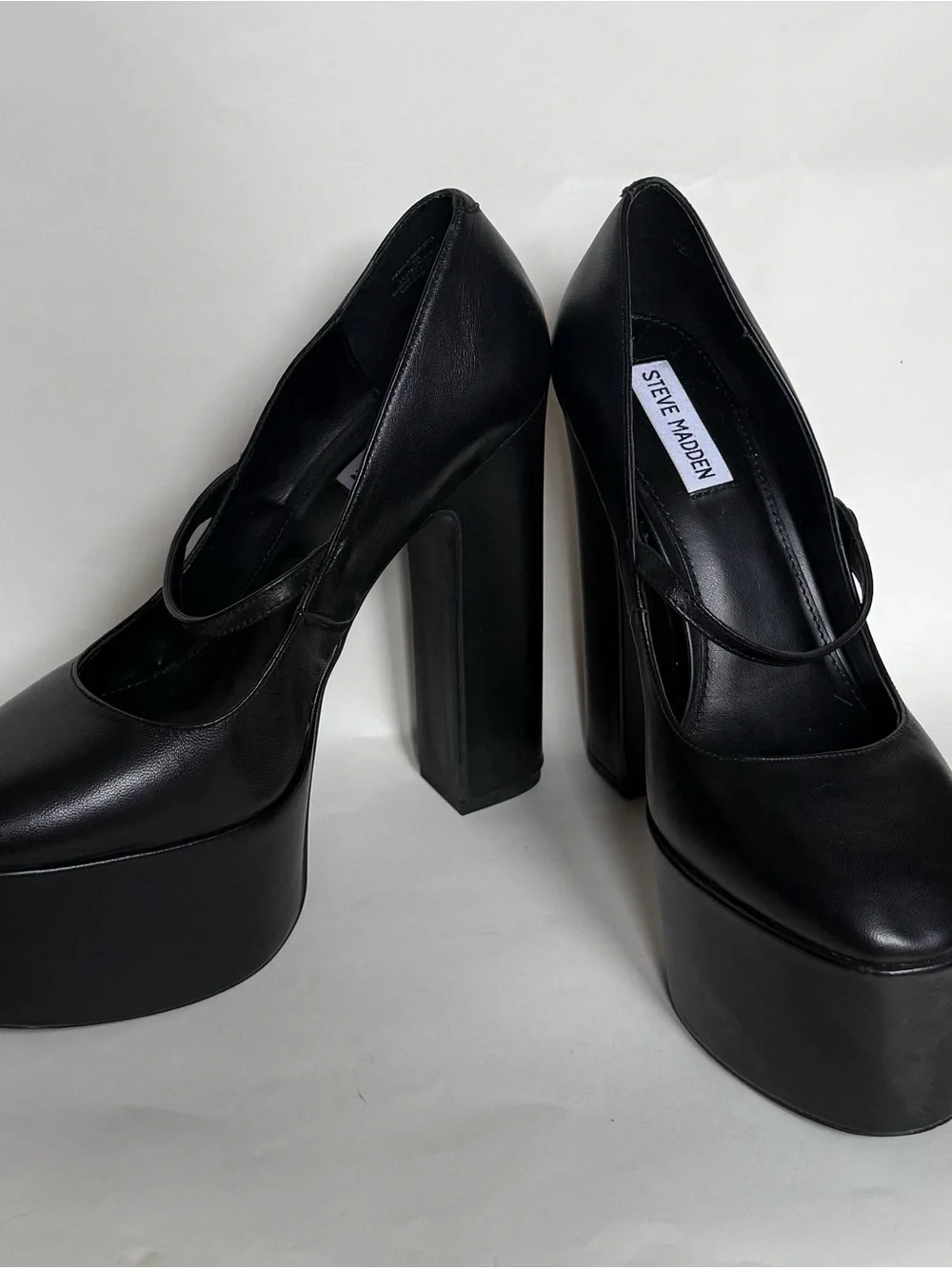 Pleaser Style Chunky Platform Mary Jane Pump Heels